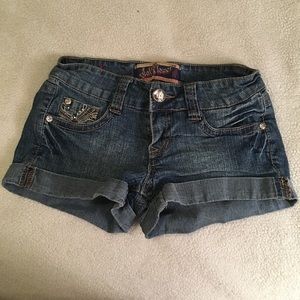 Jean shorts size 0